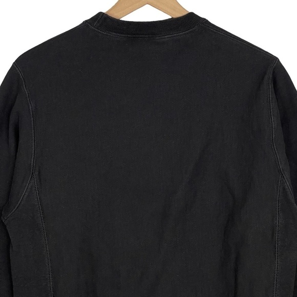 Champion Reverse Weave Sweatshirt Small Crewneck Sweatshirt Center Chest Script - Picture 7 of 10